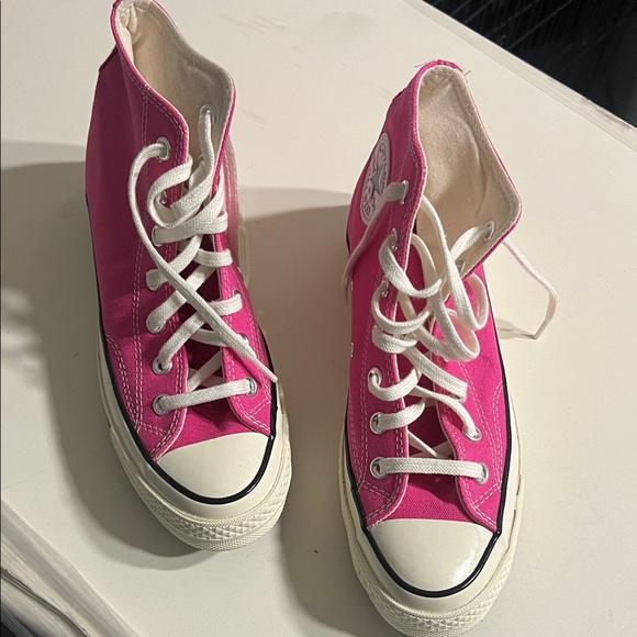 Converse Fuchsia High-Top Sneakers - Picture 2 of 4